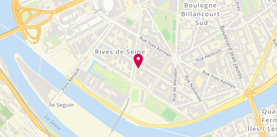 Plan de Brunetti, 50 avenue Emile Zola, 92100 Boulogne-Billancourt