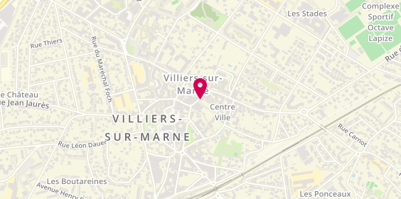 Plan de New Delice, 68 Rue du Général de Gaulle, 94350 Villiers-sur-Marne