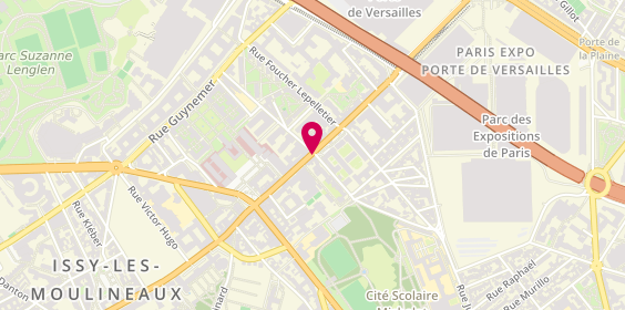 Plan de Pizzou, 19 Rue Ernest Renan, 92130 Issy-les-Moulineaux
