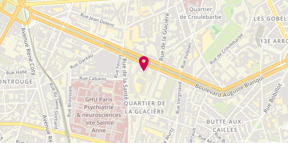 Plan de Le Convivial, 137 Boulevard Auguste Blanqui, 75013 Paris