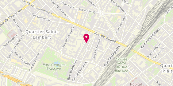 Plan de La Toscale, 45 Rue Brancion, 75015 Paris