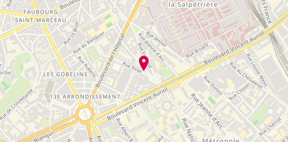 Plan de Delfino, 1 Rue de Campo-Formio, 75013 Paris