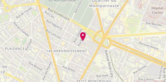 Plan de Le Repas d'Orient Extreme, 21 Rue Daguerre, 75014 Paris