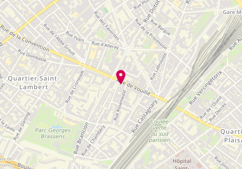 Plan de La Piazza, 34 Rue de Vouillé, 75015 Paris