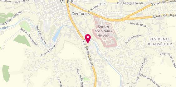 Plan de Pizza Presto, 13 Rue Emile Chénel, 14500 Vire-Normandie