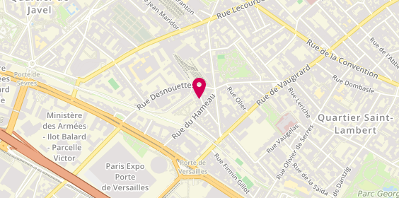 Plan de Eva - Nova, 10 Rue Auguste Chabrières, 75015 Paris
