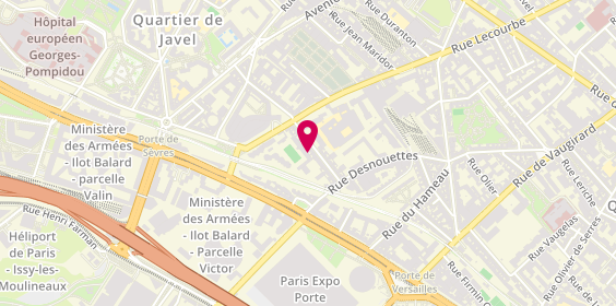 Plan de Saint Mercure, 58 Rue Vasco de Gama, 75015 Paris