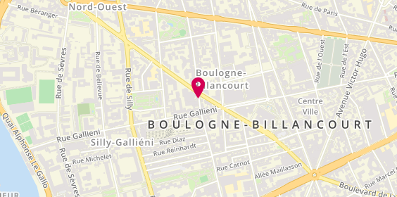 Plan de San Matteo, 94 Rue de Billancourt, 92100 Boulogne-Billancourt