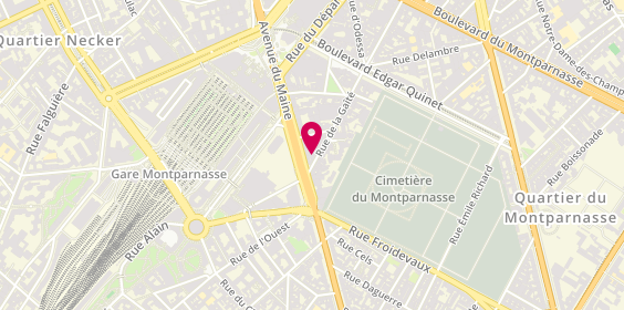 Plan de La Basilicata, 32 Rue de la Gaité, 75014 Paris