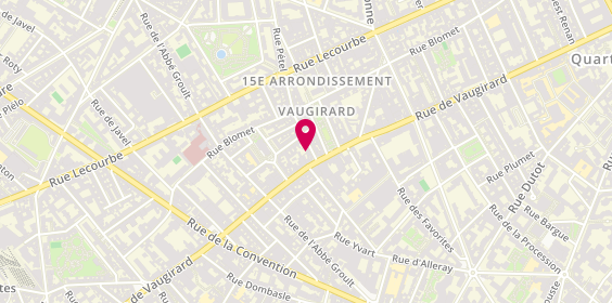 Plan de Chez Milo, 16 Rue Maublanc, 75015 Paris