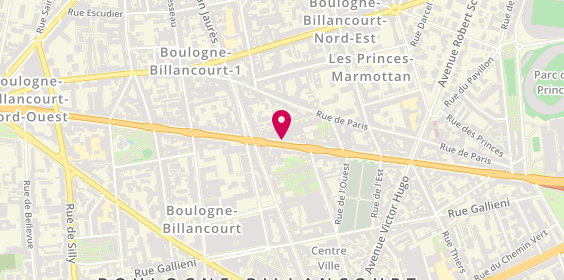 Plan de Patrizia, 72 Ter Route de la Reine, 92100 Boulogne-Billancourt