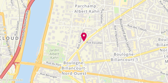 Plan de Gemini Family, 86 avenue Jean Baptiste Clément, 92100 Boulogne-Billancourt