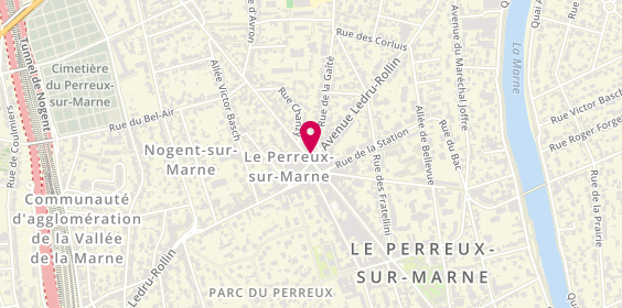 Plan de Pizza Vivaldi, 79 avenue Ledru Rollin, 94170 Le Perreux-sur-Marne