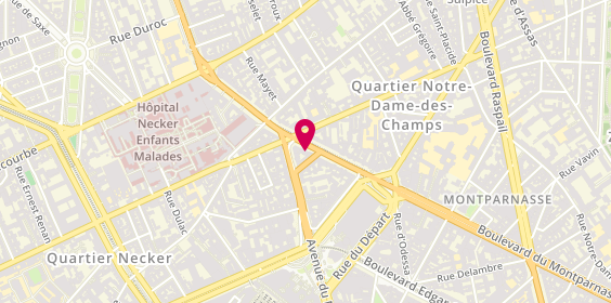 Plan de Les Comédiens, 44 Boulevard du Montparnasse, 75015 Paris