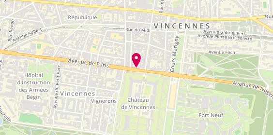 Plan de Barto, 22 avenue de Paris, 94300 Vincennes
