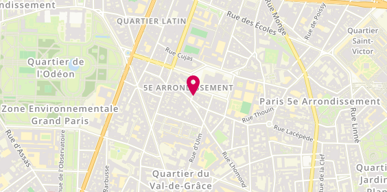 Plan de Terra Nova, 17 Rue des Fossés Saint-Jacques, 75005 Paris