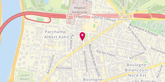 Plan de GRUPPOMIMO, 7 Rue de l'Église, 92100 Boulogne-Billancourt