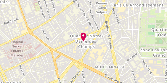 Plan de Le Palace, 3 Rue Blaise Desgoffe, 75006 Paris