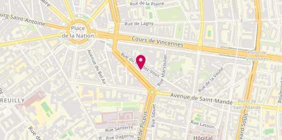 Plan de Amalfi, 86 Boulevard de Picpus, 75012 Paris