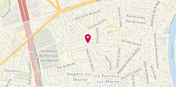 Plan de Croqpizza, 178 avenue du Général de Gaulle, 94170 Le Perreux-sur-Marne