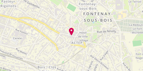 Plan de La Favorita, 7 Rue Mauconseil, 94120 Fontenay-sous-Bois