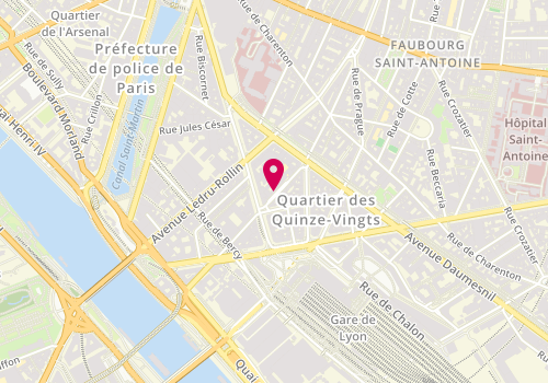Plan de Ristorante Pillicano, 31 Rue Traversière, 75012 Paris