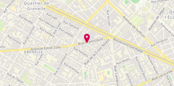 Plan de Pizza Hut, 16 / 18 Rue Frémicourt, 75015 Paris