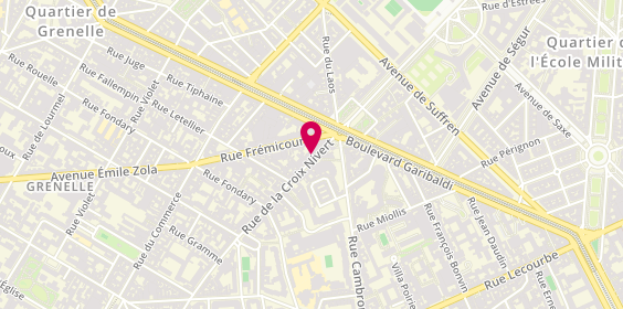 Plan de Pietro, 10 Rue de la Croix Nivert, 75015 Paris