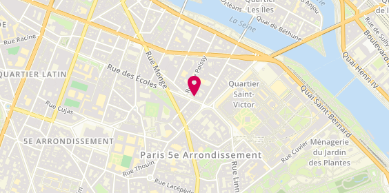 Plan de Pizza Bonvivant, 4 Rue des Écoles, 75005 Paris