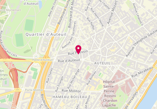 Plan de Da Alberto, 5 Rue Isabey, 75016 Paris