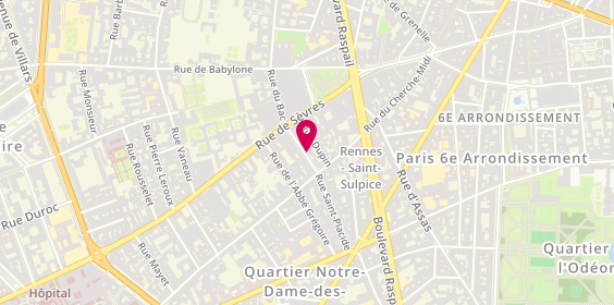 Plan de Pizza Imperia, 11 Rue saint Placide, 75006 Paris