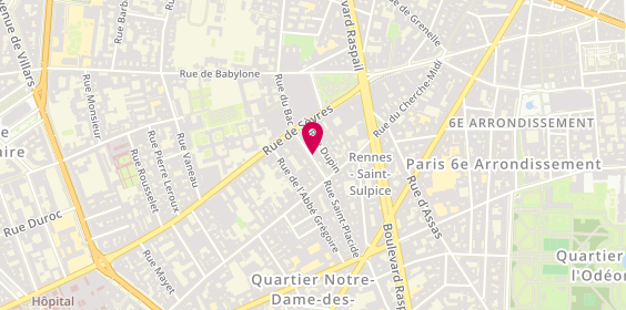 Plan de Villa Médici Da Napoli, 11 Rue Saint-Placide, 75006 Paris