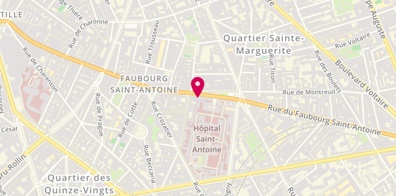Plan de Il Modigliani, 172 Rue du Faubourg Saint-Antoine, 75012 Paris