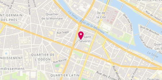 Plan de Pizza Sarno, 31 Rue Harpe, 75005 Paris
