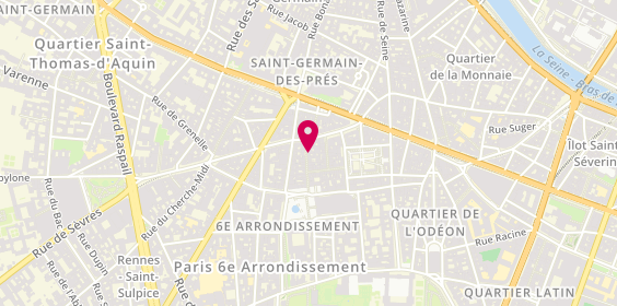 Plan de Restaurant Chez Bartolo, 7 Rue des Canettes, 75006 Paris