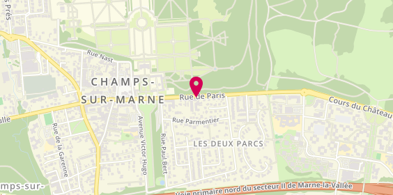 Plan de Pizza King, 48 Rue de Paris, 77420 Champs-sur-Marne