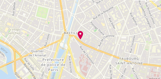 Plan de Pizzeria iovine’s, 19 Rue du Faubourg Saint-Antoine, 75011 Paris