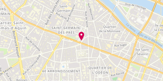 Plan de L'Oliveto, 38 Rue de Buci, 75006 Paris