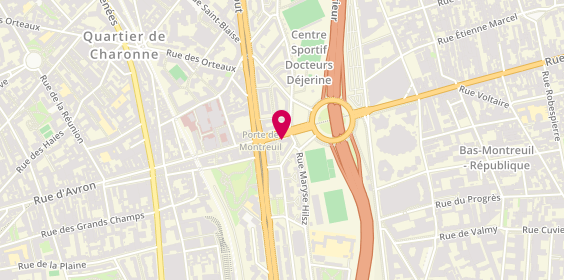 Plan de Perlita, 6 avenue de la Prte de Montreuil, 75020 Paris