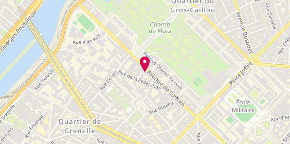 Plan de Tasca, 46 avenue de Suffren, 75015 Paris