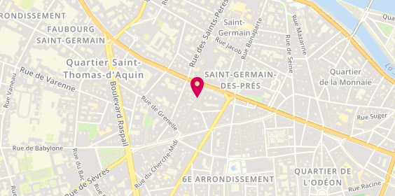 Plan de La Divina Commedia, 12 Rue du Dragon, 75006 Paris