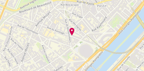Plan de Pop's, 38 Rue du Ranelagh, 75016 Paris