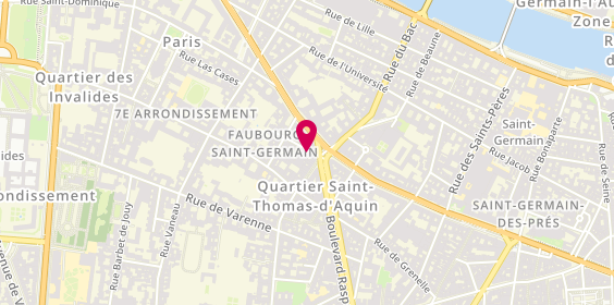 Plan de La Scala, 5 Rue Paul-Louis Courier, 75007 Paris