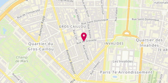 Plan de Da Felice, 157 Rue de Grenelle, 75007 Paris