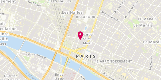 Plan de L'Alsacien Paris 4, 6 Rue Saint-Bon, 75004 Paris