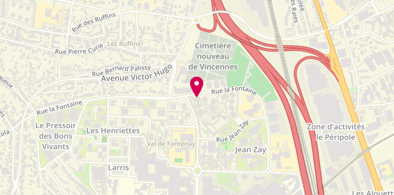 Plan de La Bergerie, 64 Rue la Fontaine, 94120 Fontenay-sous-Bois