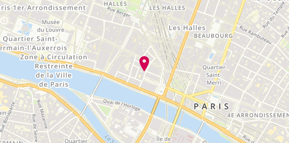 Plan de Les Dessous de la Robe, 13 Rue des Lavandières Sainte-Opportune, 75001 Paris