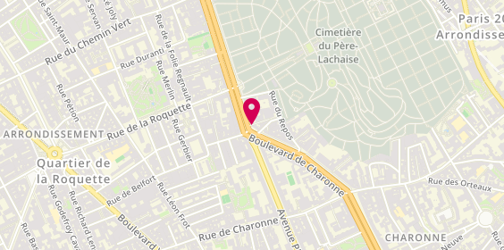 Plan de La Cantina, 4 Boulevard de Ménilmontant, 75020 Paris