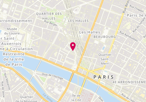 Plan de Hong Yuan, 5 Rue des Halles, 75001 Paris