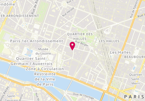 Plan de Restaurant Fellini, 47 Rue de l'Arbre Sec, 75001 Paris